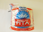 Kontos Pocket-less Pita Naan 20 Pcs 56 oz  